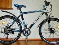 Челябинск: Абсолютно новый велосипед с алюм, рамой, диск Vector 870 Alum DISK 26  - Материал рамы: Алюминий 19 дюймов (есть на 17 синий), вес велосипеда 13 кг;  