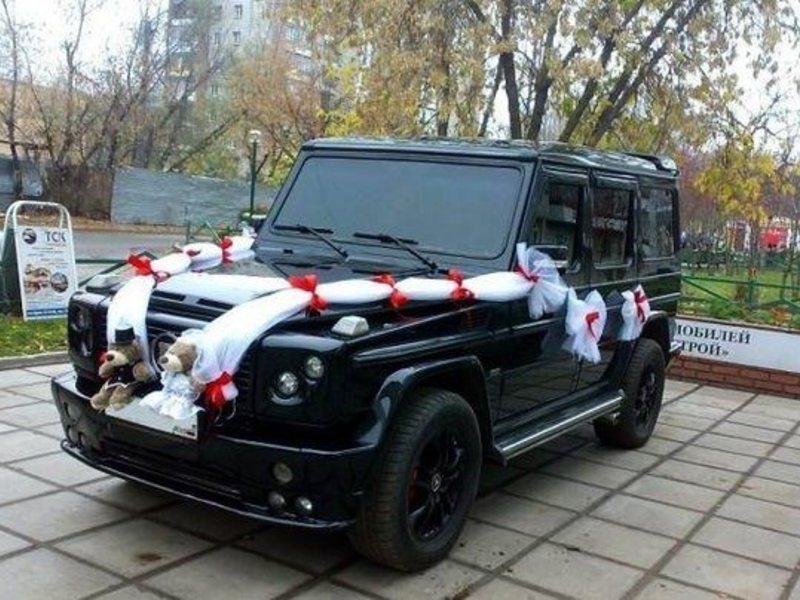 Свадебный кортеж Mercedes Gelandewagen