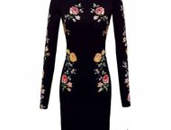  Victoria Beckham 3D Roses Dress   c  3D  Victoria Beckham.  65% , 35% .   -,  -  